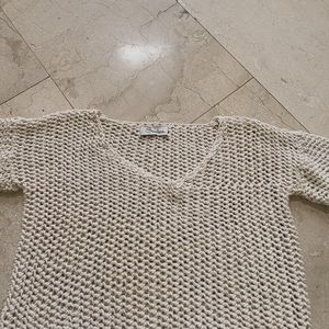 Seaton knitted Beach coverup top